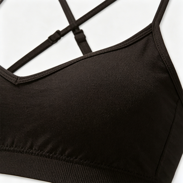 Lattice-Back Sports Bra