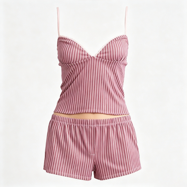 Velvet-Trim Longline