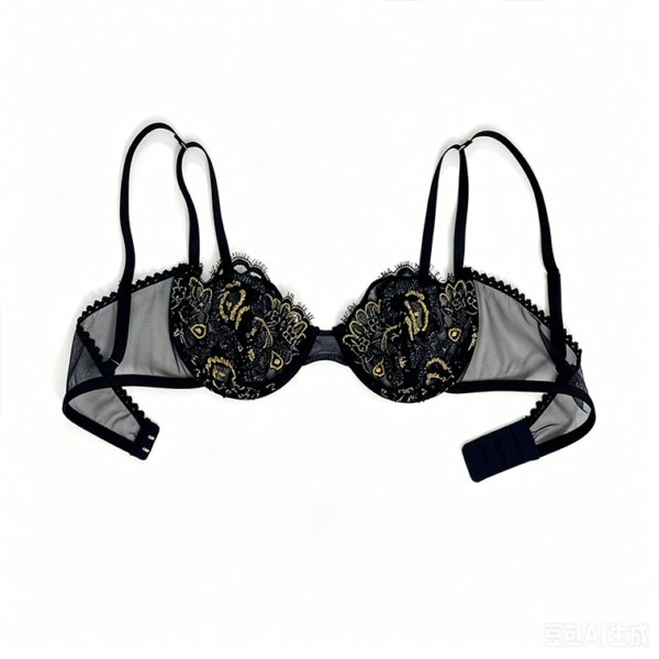 Tulle Balconette Bra