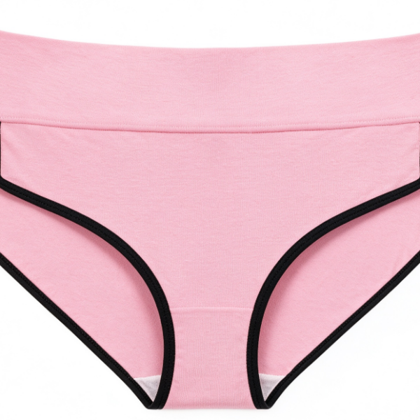 Women's Pink Cotton Briefs