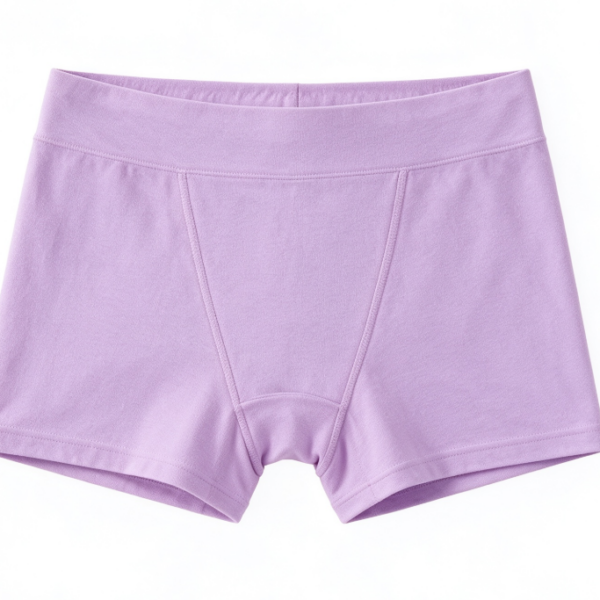 Lilac Cotton Boyshorts