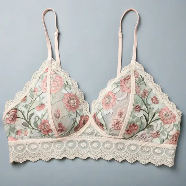 Lumière Silk Satin Bralette